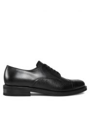 Baldinini Półbuty U4B050P1VIBO0000 Czarny. Czarne eleganckie półbuty Baldinini, bez wzorów, ze skóry, bez obcasa, bez zapięcia. Za 969.99 zł.
