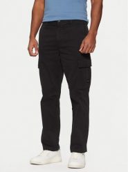 BOSS Spodnie materiałowe Sisla-7 50523149 Czarny Regular Fit. Czarne spodnie materiałowe Boss, m, bez wzorów, z bawełny. Za 409.99 zł.