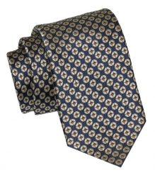 Krawat Męski, Klasyczny - ALTIES - Drobny Wzór Geometryczny. Krawaty i muchy Alties, bez wzorów, z tkaniny. Za 49.00 zł.