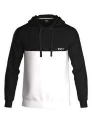 Hugo Boss Underwear Bluza w kolorze czarno-białym rozmiar: XL. Białe bluzy Hugo Boss Underwear, xl, bez wzorów, z kapturem. Za 270.45 zł.