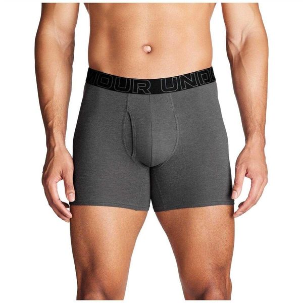 Bokserki sportowe męskie UNDER ARMOUR majtki 3-PAK. Czarne bokserki Under Armour, m, bez wzorów, z bawełny. Za 148.49 zł.
