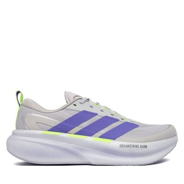 Buty do biegania adidas. Szare buty do biegania Adidas, bez wzorów, bez zapięcia, do biegania. Za 569.99 zł.