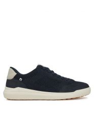Rieker Sneakersy U1104-14 Granatowy. Niebieskie buty sportowe casual Rieker, bez wzorów, z materiału, bez zapięcia. Za 399.99 zł.