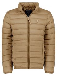 Canadian Peak Kurtka pikowana "Amitaleak" w kolorze jasnobrązowym rozmiar: 3XL. Brązowe kurtki Canadian Peak, xl, bez wzorów, bez kaptura. Za 109.26 zł.