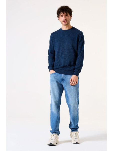Garcia Sweter w kolorze granatowym rozmiar: XXL. Niebieskie swetry nierozpinane Garcia, xxl, bez wzorów, z bawełny, bez kołnierzyka, bez ramiączek. Za 204.95 zł.