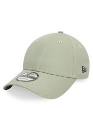New Era Czapka z daszkiem Essential 9FORTY 60595158 Zielony. Zielone czapki z daszkiem New Era, bez wzorów, z bawełny. Za 89.99 zł.
