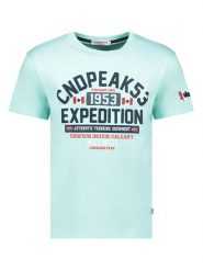 Canadian Peak Koszulka "Jermaniteak" w kolorze miętowym rozmiar: XXL. Zielone bezrękawniki Canadian Peak, xxl, bez wzorów, z bawełny, bez kołnierzyka, bez ramiączek. Za 56.99 zł.