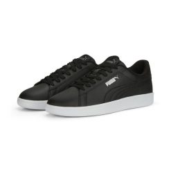 Sneakersy Smash 3.0 L PUMA. Białe buty sportowe casual Puma, bez wzorów, z materiału, bez zapięcia. W wyprzedaży za 189.00 zł.