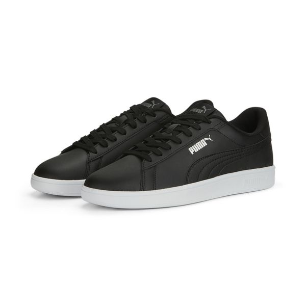 Sneakersy Smash 3.0 L PUMA. Białe buty sportowe casual Puma, bez wzorów, z materiału, bez zapięcia. W wyprzedaży za 189.00 zł.