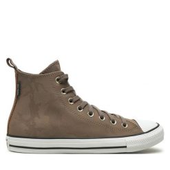 Trampki Converse. Brązowe trampki Converse, m, bez wzorów, bez zapięcia. Za 259.99 zł.