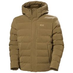 Kurtka z kapturem Helly Hansen Alby. Brązowe kurtki Helly Hansen, bez wzorów, z puchu, z kapturem. W wyprzedaży za 1,092.00 zł.