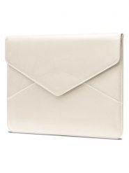 Puccini Skórzana torba "Vulcano" w kolorze beżowym na laptopa - 39 x 29 x 2 cm rozmiar: onesize. Brązowe torby na laptopa Puccini. Za 276.71 zł.