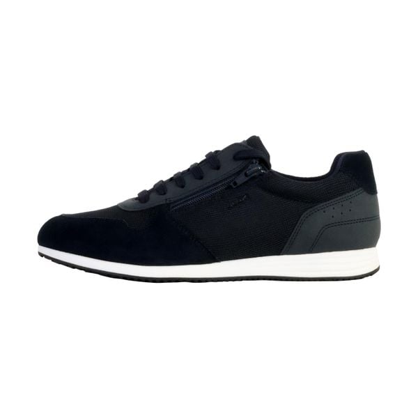 Buty GEOX U ARTHIEN Niebieski. Niebieskie buty turystyczne Geox, bez wzorów, ze skóry, bez zapięcia, do biegania. Za 283.99 zł.