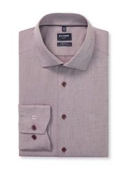 OLYMP Koszula "Luxor" - Modern fit - w kolorze fioletowym rozmiar: 45. Różowe koszule Olymp, bez wzorów, z bawełny, bez kołnierzyka, bez ramiączek. Za 122.38 zł.