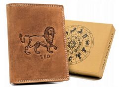 Portfel skórzany Always Wild N4-CHM-LEO brązowy. Brązowe portfele Always Wild, bez wzorów, z nubiku. Za 40.00 zł.