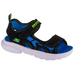 Sandały Skechers Model 406513l Kolor Czarny. Czarne sandały Skechers, z gumy, bez zapięcia. Za 219.99 zł.