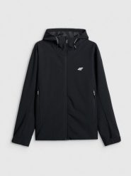 4F Kurtka przejściowa membrana 5000 męska - czarna XL. Czarne kurtki 4F, m, bez wzorów, bez kaptura. Za 299.99 zł.