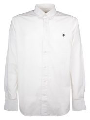 U.S. Polo Assn. Koszula - Regular fit - w kolorze białym rozmiar: S. Białe koszule U.S. Polo Assn., s, bez wzorów, z bawełny, bez kołnierzyka, bez ramiączek. Za 131.12 zł.
