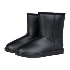 Sztyblety jeździeckie dla dorosłych ELT Rainless, czarne. Czarne sztyblety WALDHAUSEN, bez wzorów, z materiału, bez obcasa, bez zapięcia. Za 159.99 zł.