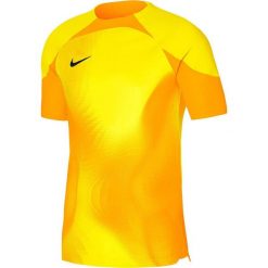 Koszulka sportowa męska Nike Dri-FIT Adv Gardien IV GK. Żółte t-shirty sportowe Nike, bez wzorów, bez ramiączek, do piłki nożnej. Za 198.00 zł.