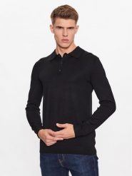 Only & Sons Polo 22021184 Czarny Regular Fit. Czarne koszulki polo Only & Sons, m, bez wzorów, z wiskozy, bez kołnierzyka, bez ramiączek. Za 179.99 zł.