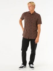 Rip Curl Koszula "Fun Times" - Regular fit - w kolorze jasnobrązowym rozmiar: M. Brązowe koszule Rip Curl, m, bez wzorów, z wiskozy, bez kołnierzyka, bez ramiączek. Za 105.14 zł.