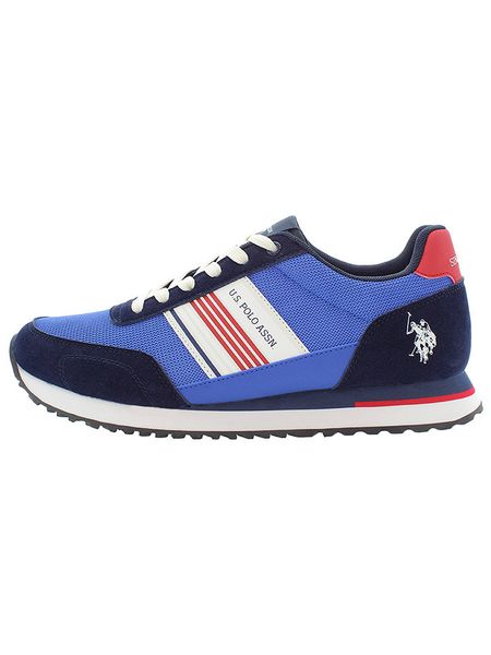 U.S. Polo Sneakersy w kolorze niebieskim rozmiar: 43. Niebieskie buty sportowe casual U.S. Polo, bez wzorów, bez zapięcia. Za 236.06 zł.