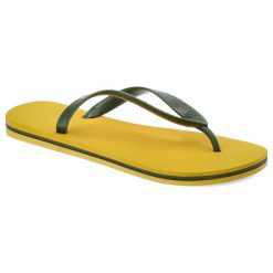 Żółte Japonki Ipanema Modne Obuwie Męskie. Żółte japonki Ipanema, bez wzorów. Za 79.99 zł.