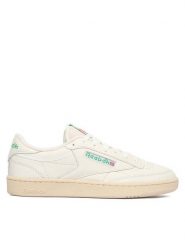 Reebok Sneakersy SS-CLUB C 85 VINTAGE 100000317 Kremowy. Białe buty sportowe casual Reebok, bez wzorów, ze skóry, bez zapięcia. Za 349.99 zł.