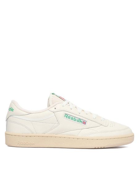 Reebok Sneakersy SS-CLUB C 85 VINTAGE 100000317 Kremowy. Białe buty sportowe casual Reebok, bez wzorów, ze skóry, bez zapięcia. Za 349.99 zł.