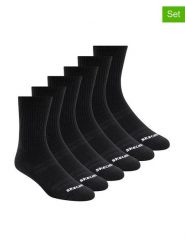 Skechers Skarpety (12 par) w kolorze czarnym rozmiar: 39-42. Czarne skarpety Skechers, bez wzorów, ze splotem. Za 95.92 zł.