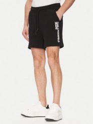 Karl Lagerfeld Jeans Szorty sportowe A2M10166 Czarny Regular Fit. Czarne krótkie spodenki sportowe Karl Lagerfeld Jeans, m, bez wzorów, z bawełny. Za 259.99 zł.