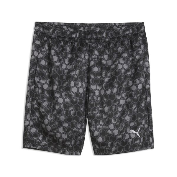Młodzieżowe szorty z nadrukiem Train All Day Essentials PUMA. Czarna krótkie spodenki sportowe Puma, m, bez wzorów, z materiału. Za 109.00 zł.