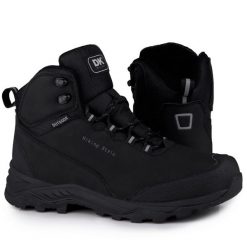 Buty męskie wysokie śniegowce DK HIKER. Czarne buty sportowe casual DK, bez zapięcia. Za 179.00 zł.