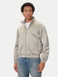 Calvin Klein Jeans Kurtka bomber Harrington LV04RC516G Beżowy Regular Fit. Brązowe kurtki Calvin Klein Jeans, m, bez wzorów, z jeansu, bez kaptura. Za 489.99 zł.