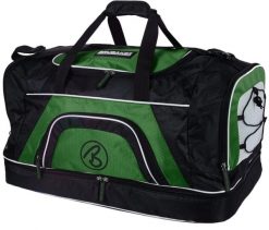 BRUBAKER Torba Sportowa 52L z Komorą na Buty i Mokre Rzeczy Czarny Zielony. Czarne torby na ramię X2, bez wzorów, z materiału, na ramię, duże, bez dodatków. Za 188.99 zł.