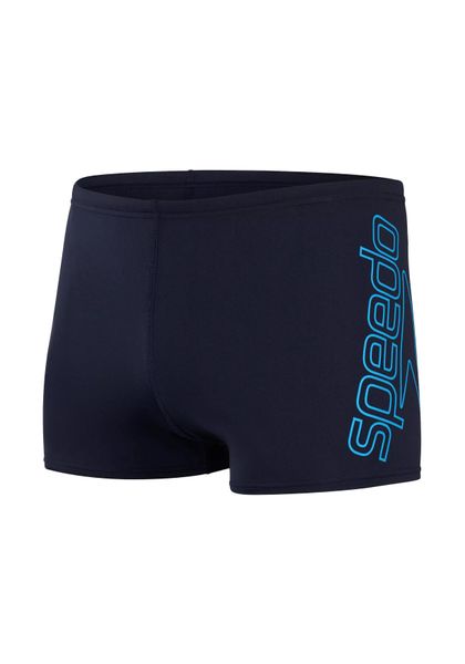 Bokserki kąpielowe męskie Speedo Boom Logo Placement. Niebieskie slipy i bokserki Speedo, m, bez wzorów, z materiału. Za 73.99 zł.