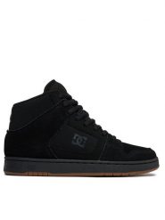 DC Sneakersy Manteca 4 Hi ADYS100743 Czarny. Czarne buty sportowe casual DC, bez wzorów, ze skóry, bez zapięcia. Za 319.99 zł.