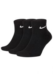 Skarpety Everyday Cushion Ankle 3 Pary. Czarne skarpety Nike, bez wzorów, z bawełny. Za 59.99 zł.