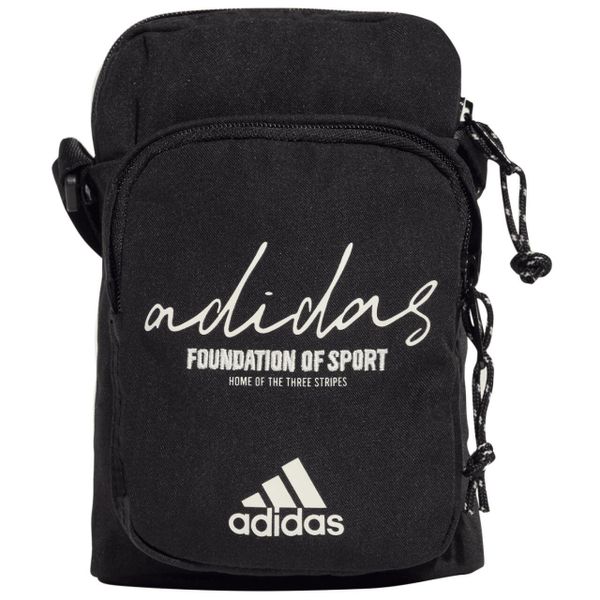 Torebka adidas Organizer Graphic Classic. Białe torby na ramię Adidas, bez wzorów, z materiału, na ramię, z nadrukiem, bez dodatków. Za 91.99 zł.