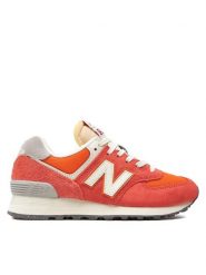 New Balance Sneakersy U574RCB Pomarańczowy. Brązowe buty sportowe casual New Balance, bez wzorów, ze skóry, bez zapięcia. Za 439.99 zł.