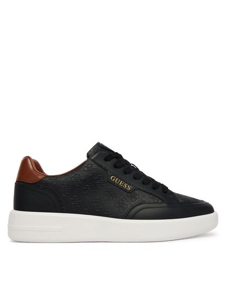 Guess Sneakersy FMJYU2 FAL12 Czarny. Czarne buty sportowe casual Guess, z aplikacjami, ze skóry, bez zapięcia. Za 274.99 zł.