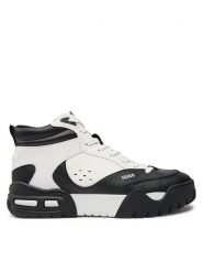Hugo Sneakersy Kedge 50523969 Szary. Szare buty sportowe casual Hugo, bez wzorów, ze skóry, bez zapięcia. Za 629.99 zł.