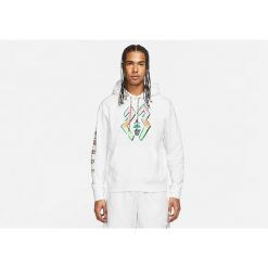 Bluza męska nike air jordan sport dna hbr hoodie white. Białe bluzy Nike, m, bez wzorów, bez kaptura. Za 279.00 zł.