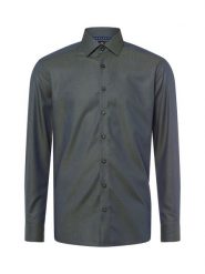 Finshley & Harding Koszula - Easy Care Mężczyźni Modern Fit Bawełna zielony|niebieski, 44. Niebieskie koszule Finshley & Harding, m, bez wzorów, z bawełny, bez kołnierzyka, bez ramiączek. Za 159.95 zł.