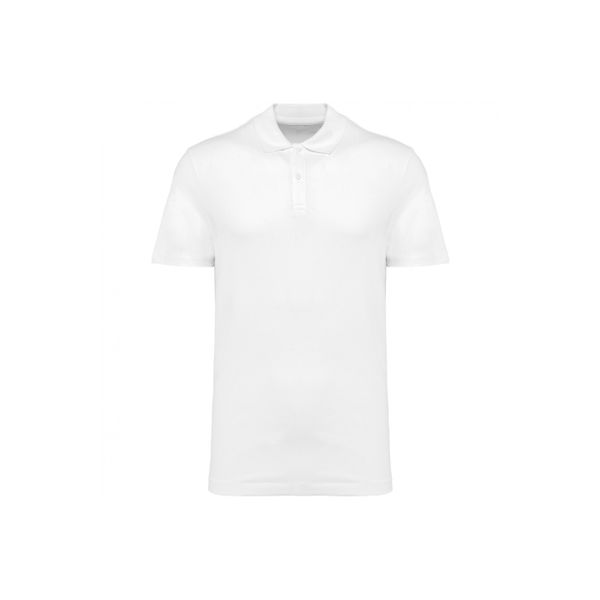 Polo suprima Kariban Premium. Białe koszulki polo KARIBAN, m, bez wzorów, z bawełny, bez kołnierzyka, bez ramiączek. Za 173.00 zł.