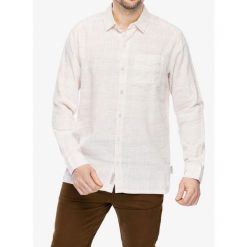 Koszula męska Royal Robbins Hempline Spaced L/S. Białe koszule ROYAL ROBBINS, l, bez wzorów, bez kołnierzyka, bez ramiączek. Za 345.99 zł.