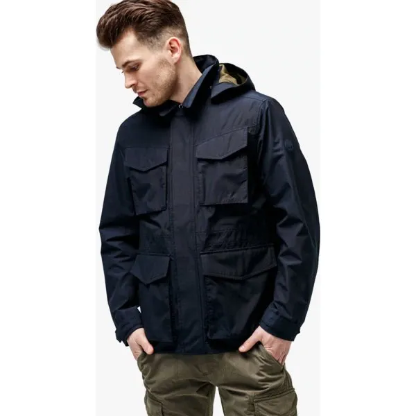 Timberland Kurtka Doubletop Mountain M65 3In1 , granatowy, rozmiar XL. Niebieskie kurtki Timberland, m, bez wzorów, z materiału, bez kaptura. W wyprzedaży za 699.99 zł.