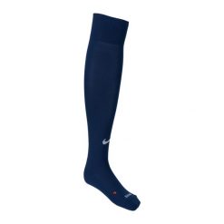 Getry piłkarskie Nike Academy Kh. Niebieskie legginsy długie sportowe Nike, bez wzorów, do piłki nożnej. Za 52.99 zł.