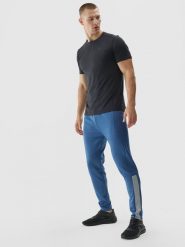 4F Spodnie treningowe szybkoschnące męskie - niebieskie 3XL. Niebieskie spodnie treningowe długie 4F, m, bez wzorów, z dzianiny. W wyprzedaży za 79.99 zł.